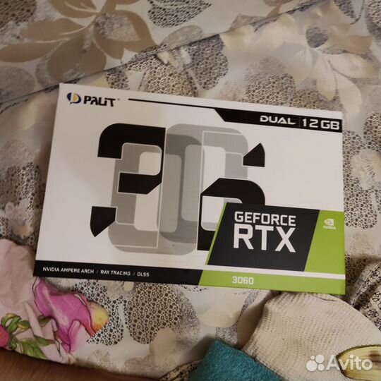 Видеокарта rtx 3060 dual 12 гб