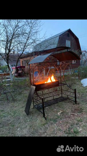 Мангал С крышей