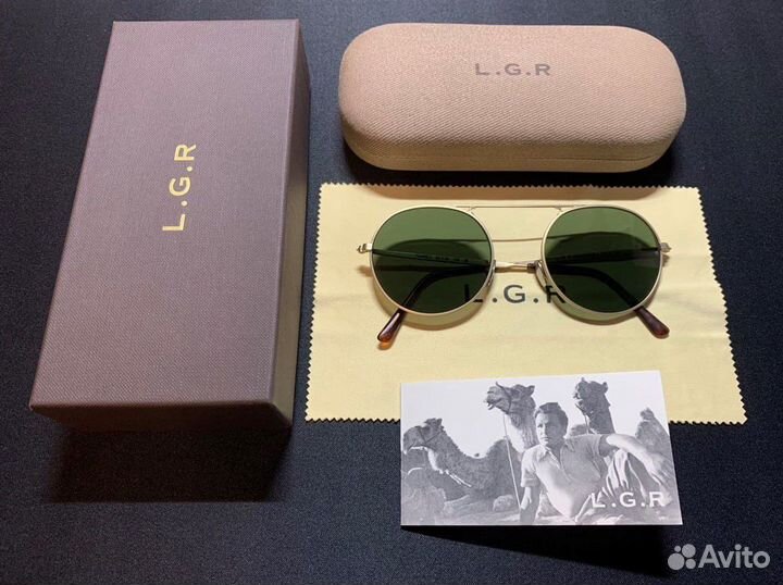 Солнцезащитные очки L.G.R. оригинал, новые, Италия