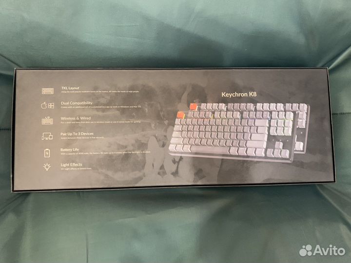 Клавиатура Keychrone k8 brown switch Б у