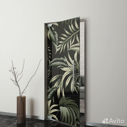 Дверь стеклянная в офис под заказ