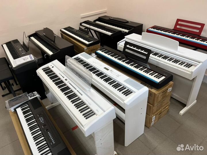 Цифровое пианино, фортепиано, ассортимент