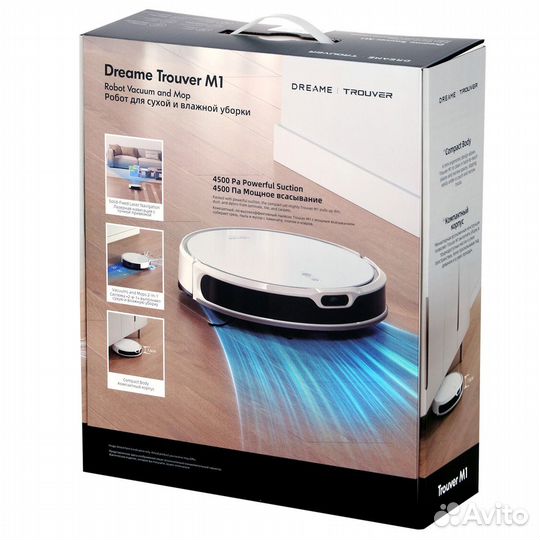 Новый моющий робот пылесос Dreame Trouver m1