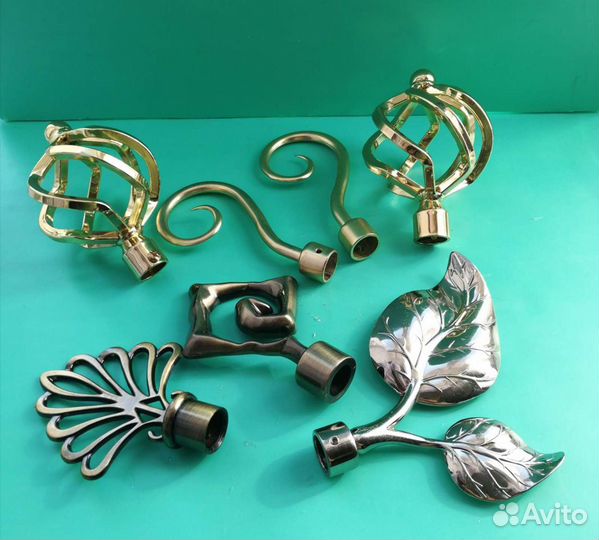 Декоративные, металлические наконечники