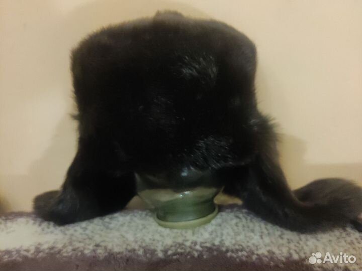 Норковая шапка мужская 60 размер