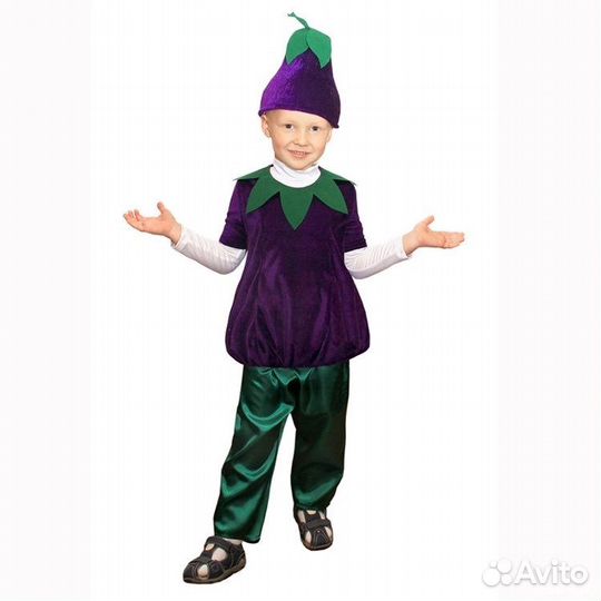 Костюм Баклажана на 6 лет