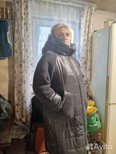 Пуховик зимний женский 50 52