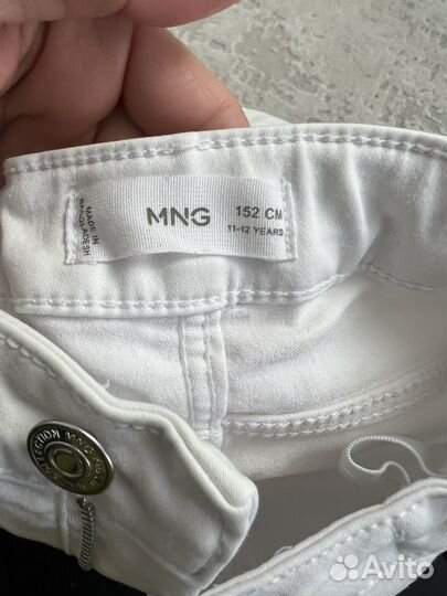 Белые джинсы на девочку