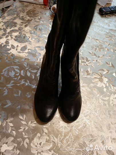 Сапоги женские натуральная кожа 38