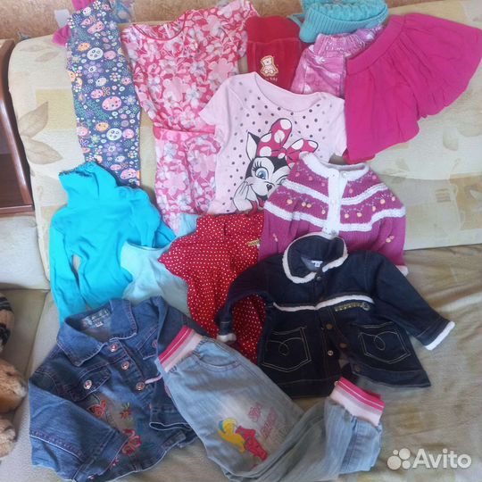 2 пакета вещей на девочку