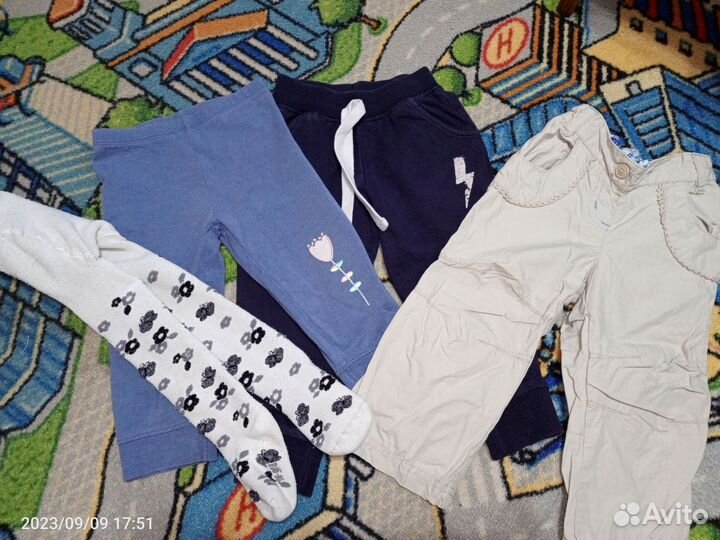 Вещи пакетом на девочку 74 80