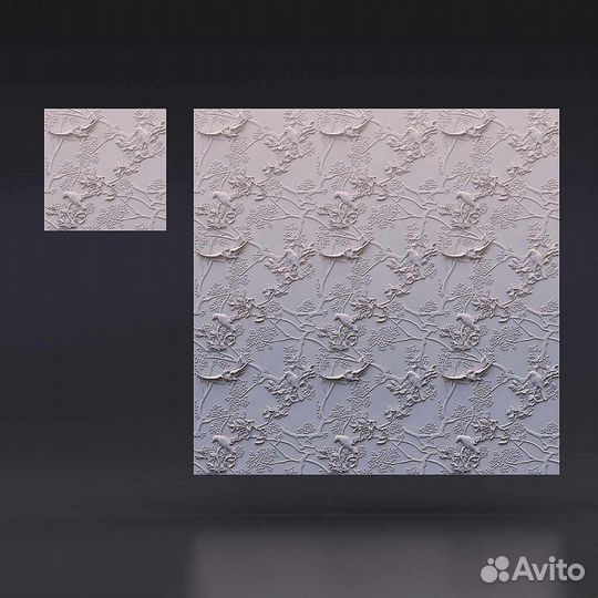 Гипсовая 3D панель 