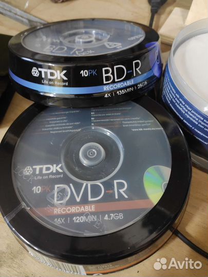 Оптические диски DVD, blu-ray