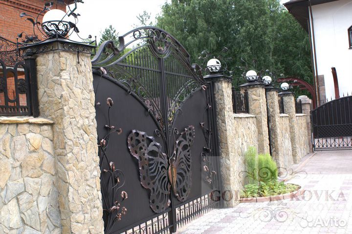 Кованые ворота