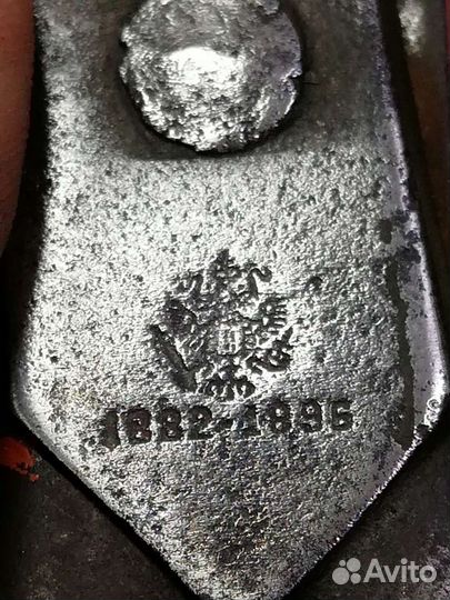 Ножницы старинные. Кондратов. 1870г1882-1896. Вача