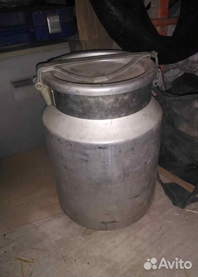 Фляга бидон алюминиевый б/у 10 л 1шт