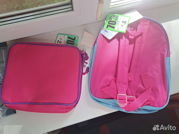 Новые рюкзак и сумочка для ланча