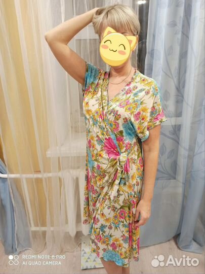 Продам женский халат новый вискоза р.52 на запах