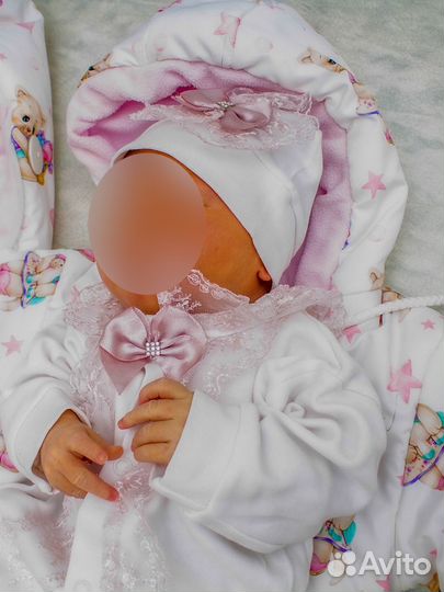 Комплект на выписку для девочки