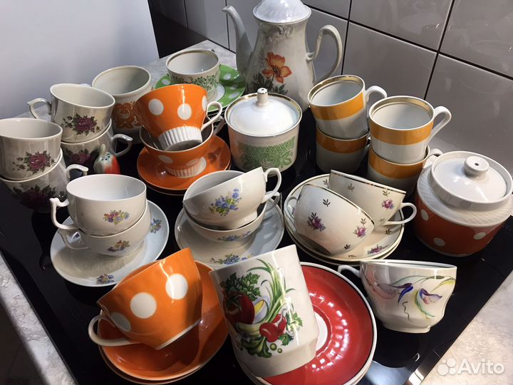 Чашки, блюдца СССР