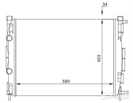 Megane Радиатор охлаждения (см.каталог)