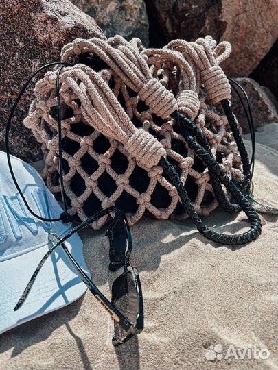 Сумка авоська макраме