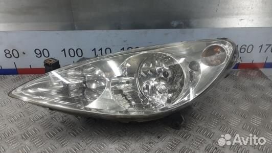 Фара левая peugeot 307 (KBE06MR01)