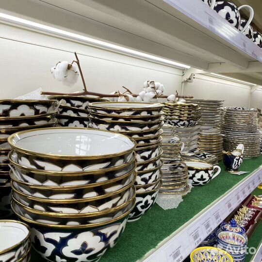 Пахта блюдо, тарелки, косы - подарок жене, маме