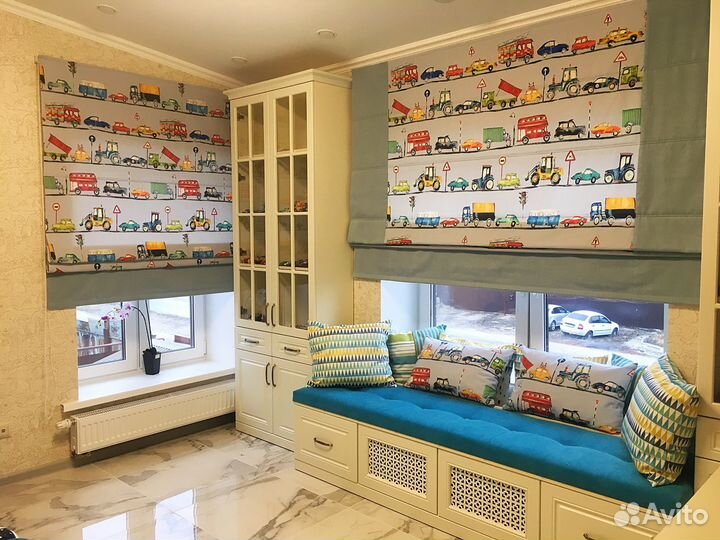 Римские шторы блэкаут в детскую