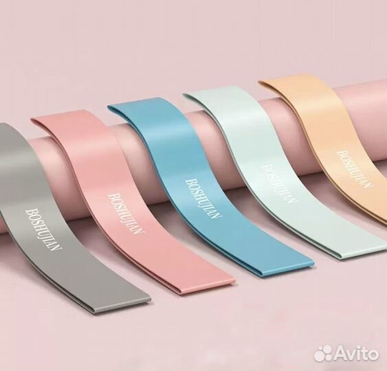 Резинки для фитнеса (набор 5 штук)