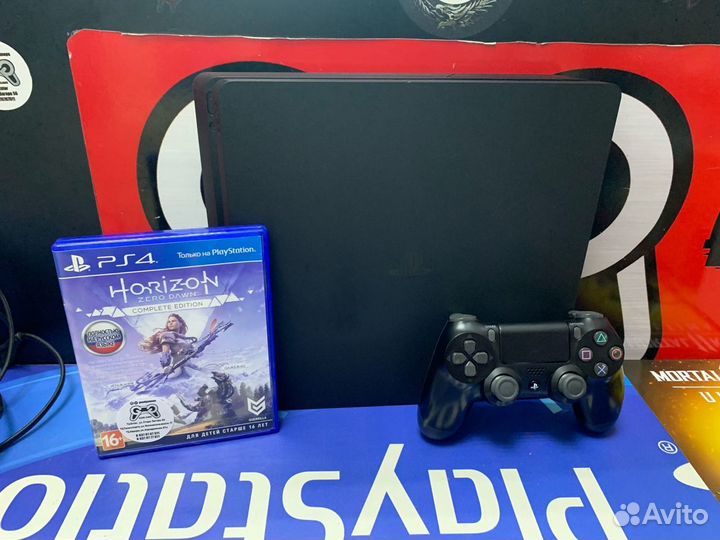 PS4 Slim 1TB гарантия 6 месяцев