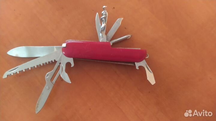 Нож складной швейцарский
