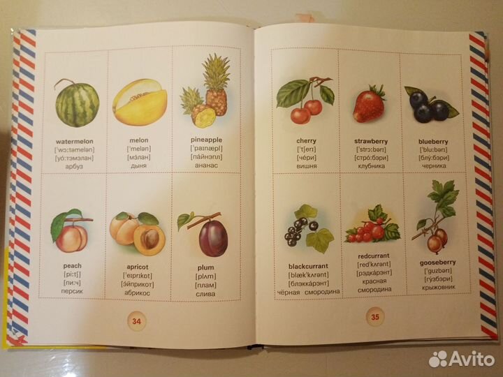 Английский словарь для малышей в картинках