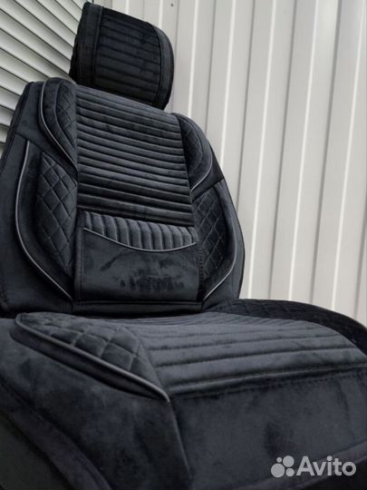 Чехлы на сиденья из Алькантары на весь салон