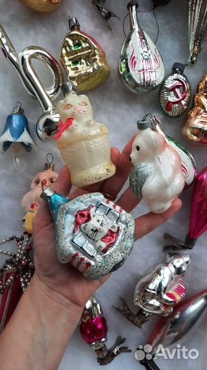 Елочные игрушки СССР