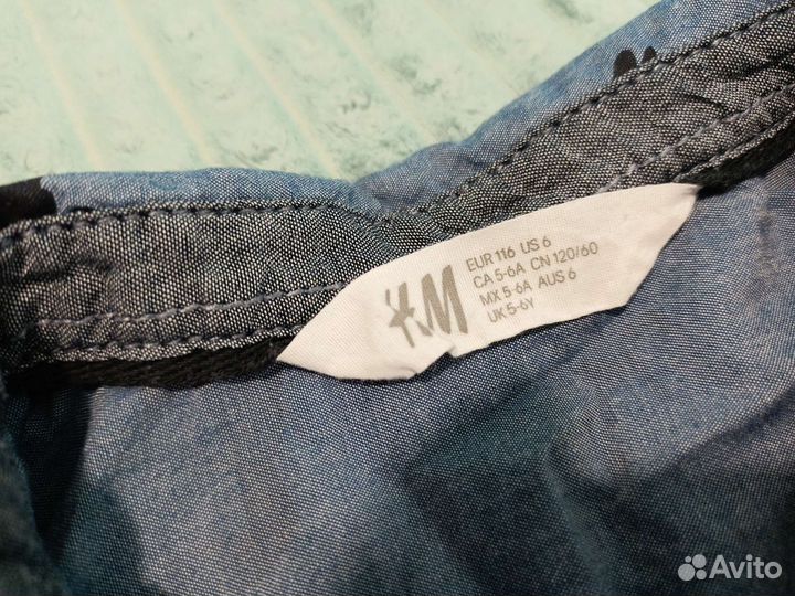 Рубашка H&M 116 р