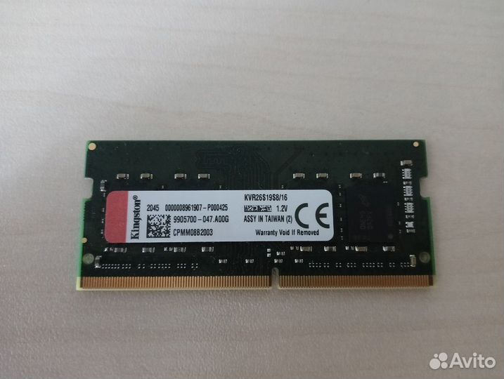 Оперативная память so-dimm DDR3, DDR3L, DDR4