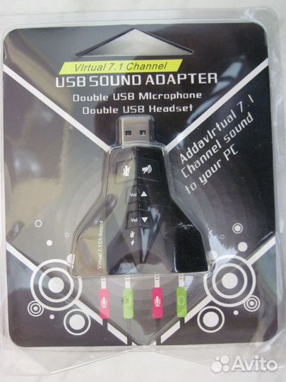 USB звуковая карта Virtual 7.1 и PCI 5.1