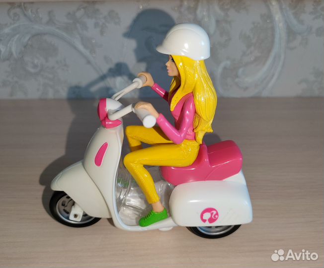 Кукла барби barbie на скутере, редкая
