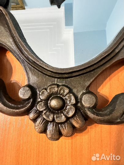 Зеркало настенное в объемной раме под бронзу СССР