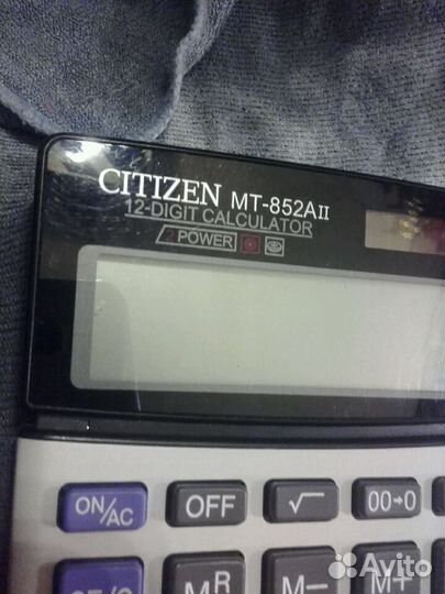 Калькулятор Citizen MT 852 a и Детектор валют