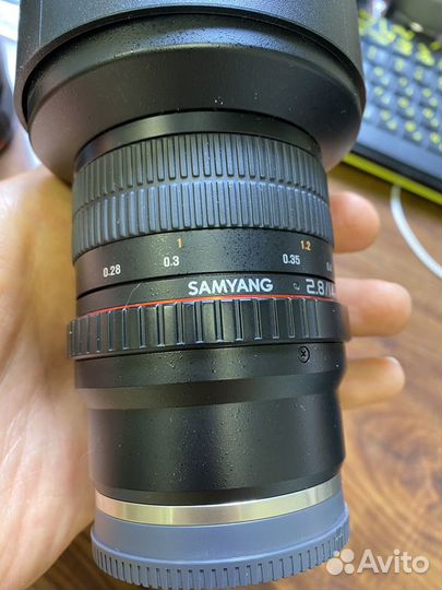 Объектив samyang 14mm 2.8 Sony e-mount