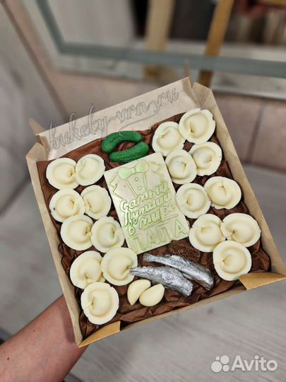 Шоколадный подарок мужине / пельмени из шоколала