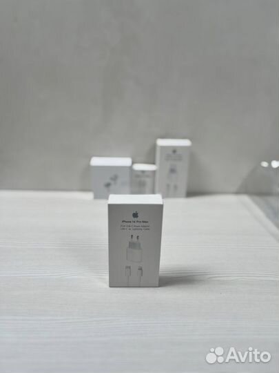 Быстрая зарядка iPhone 25W+кабель USB-C Lightning