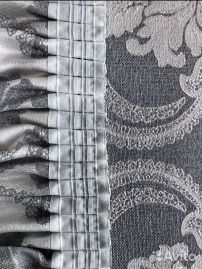 Шторы лен рогожка по 1,5метр, 2шт цена за обе