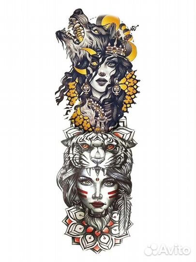 Переводные тату