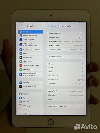 iPad Mini 5 256Gb Wi-Fi Ru