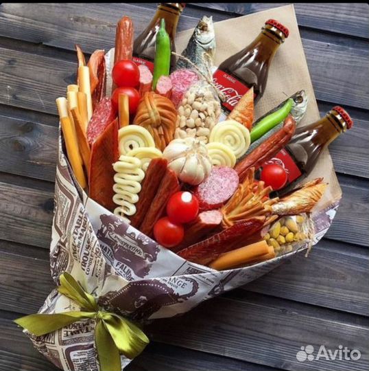 Мужские букеты съедобные