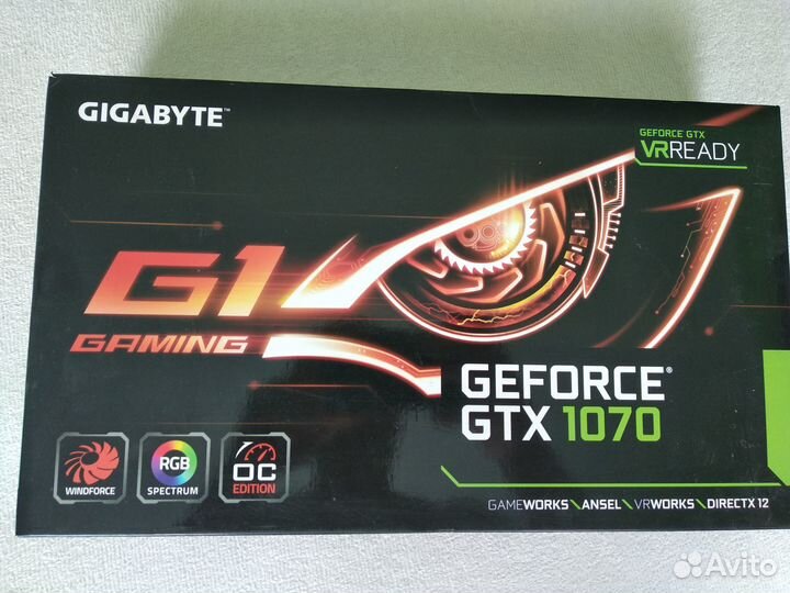 Gigabyte gtx 1070 g1 gaming