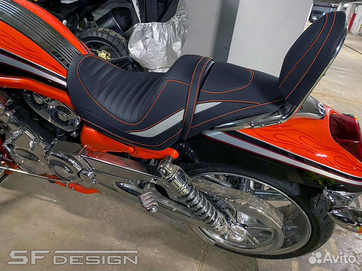 Спинка Harley-Davidson Orange Desert Gray Sunset